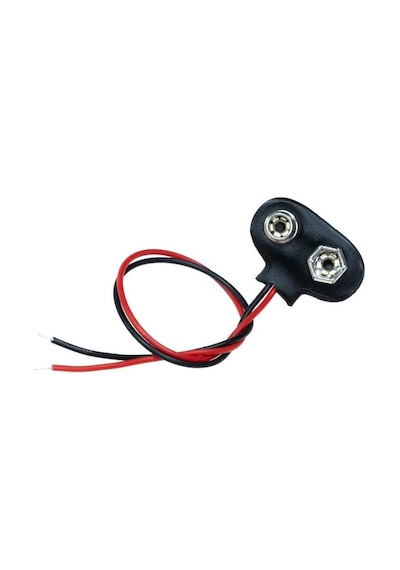9V Pil Bağlantı Kablosu - 10'Lu Paket
