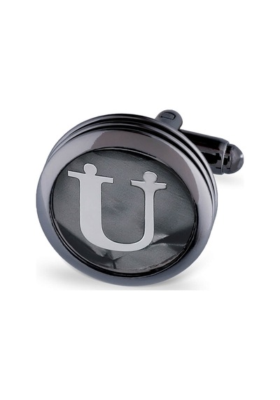 Ü Harfli Yuvarlak Tekli Kol Düğmesi 110110etc002 Ü-ü