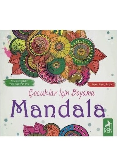 Çocuklar için Boyama Mandala