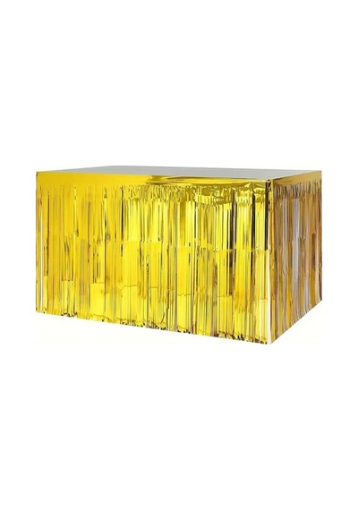 Beysüs Işıltılı Gold Metalize Masa Püskülü Tüm Yaşlar