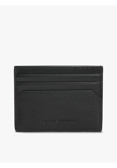 Tommy Hilfiger Th Central Cc Holder Erkek Siyah Cüzdan - Am0am14494