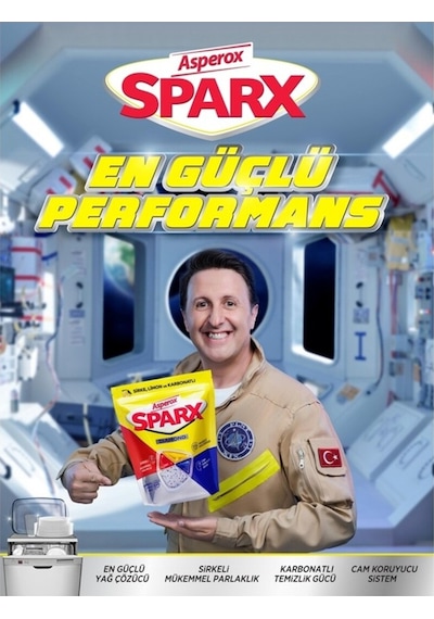 Sparx Diamond Bulaşık Makinesi Tableti 60'lı