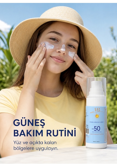 Minia Bahçe Yüz ve Vücut İçin Yüksek Koruyucu Güneş Kremi SPF50 50 ML