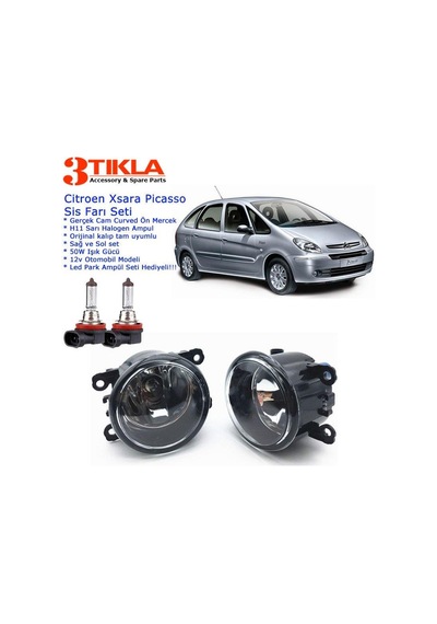 Citroen Xsara Picasso Sis Farı Set Oem: 8200074008