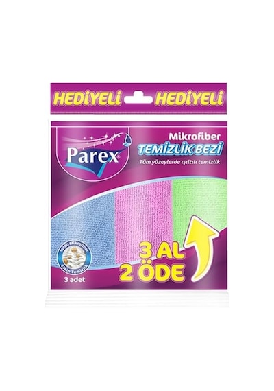 Mikrofiber Temizlik Bezi 3&apos Lü Paket 0