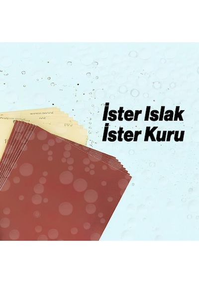 30'lu Set El Su Zımparası Kağıdı Far Temizleme Parlatma Seti 2500-2000-1500-1000-500 Kum
