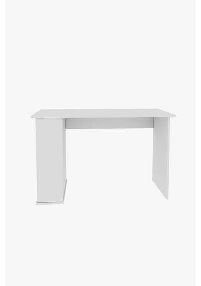 Ergonomik Çalışma Masası, Kitaplık Ve Kapaklı Depolama Alanı İle Modern Tasarım Beyaz Beyaz Ergonomik Çalışma Masası, Kitaplık Ve Kapaklı Depolama Alanı İle Modern Tasarım Beyaz Beyaz