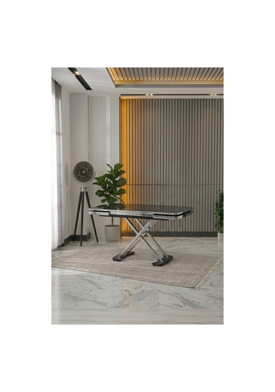 Venoxa Premium Seri 70x110 / 70x160 Mdf Masa Tek Masadır Siyah Mermer / Nikel Siyah Mermer / Nikel Venoxa Premium Seri 70x110 / 70x160 Mdf Masa Tek Masadır Siyah Mermer / Nikel Siyah Mermer / Nikel
