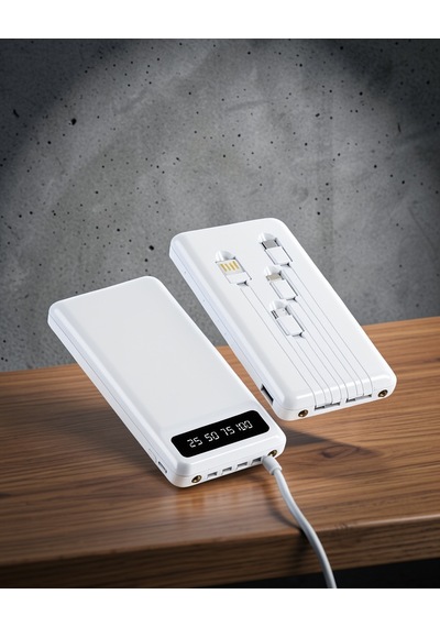 Led Işıklı 20.000mah Powerbank Lcd Gösterge Xucz20mahpowerbank-8 Çok Renkli