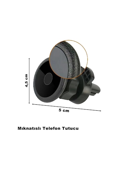Point Manyetik Mıknatıslı Havalandırma Araç Telefon Tutucu Ithal (532215244)