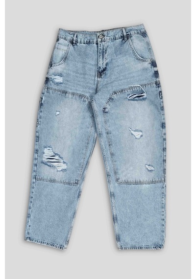 Cedy Denim Cedy Denım Yüksek Kalite Erkek Yüksek Bel Worker Tarz Skater Jean Çok Renkli