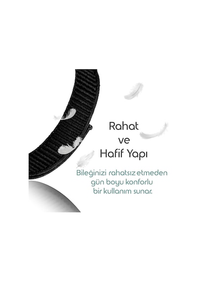 Lexroo Xiaomi Mi Band 10/9/8 İle Uyumlu Kumaş Kordon Yumuşak Ve Konforlu Smart Band10 Kordon