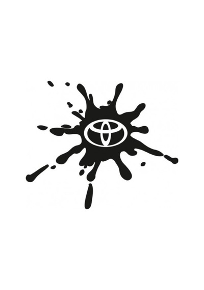 Toyota Damla Görünümlü Sticker Damlası Yapıştırma 2 Adet