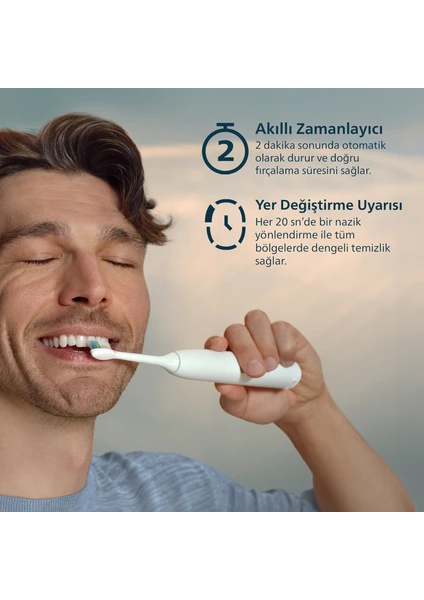 Philips Sonicare 5300 Serisi Şarjlı Diş Fırçası, 21 Gün Şarj, 7 Kat Plak Temizliği, Basınç Sensörü, 2 Mod, Seyahat Kabı, 2 Başlık, Beyaz, Hx7108/03 Philips Sonicare 5300 Serisi Şarjlı Diş Fırçası, 21 Gün Şarj, 7 Kat Plak Temizliği, Basınç Sensörü, 2 Mod, Seyahat Kabı, 2 Başlık, Beyaz, Hx7108/03