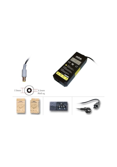 Teknikshop Lenovo Uyumlu 45N0119, 45N0120, 45N0122 Notebook Adaptörü - Şarj Cihazı