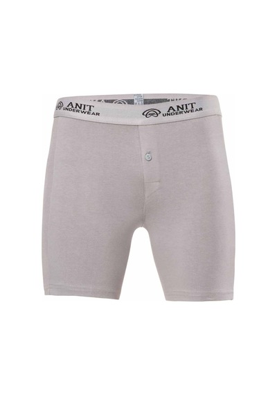 Anıt Likralı Uzun Erkek Boxer Gri - 1114A M Gri