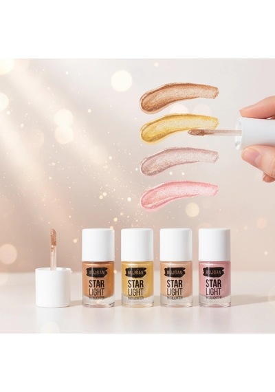 4'lü Likit Highlighter Aydınlatıcı Seti Altın