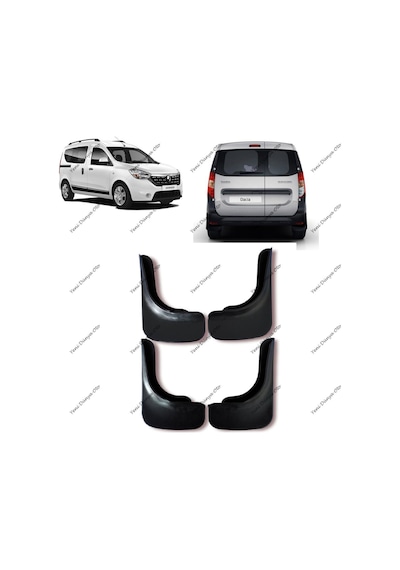 Dacia Dokker 4lü Paçalık, Çamurluk, Tozluk DAC0UX011