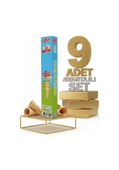 Afia Dondurma Külahı 9x10lu