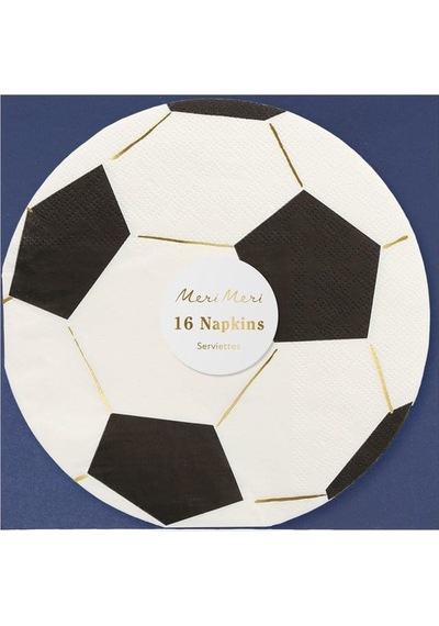 Meri Meri - Soccer Napkins - Futbol Peçeteler - 16'lı