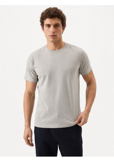 LOFT Regular Fit Erkek Tshirt K.kol Lf2042275 Q1.v1 Açık Bej
