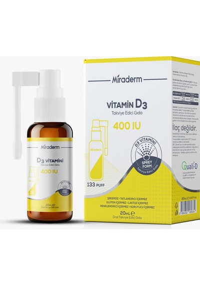 Miraderm D3-400 Iu 20 Ml Sprey