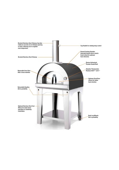 Fontana Forni Margherita Odunlu Pizza Fırını