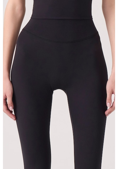 Los Ojos X Ece Siyah Yüksek Bel Spor Tayt Mono Leggings Siyah