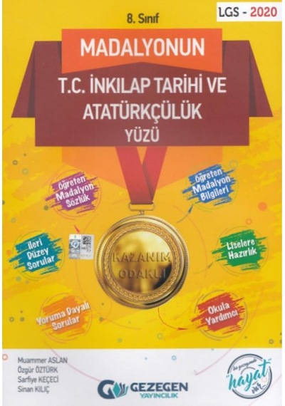 Gezegen Yayınları 8. Sınıf Lgs Madalyonun T.C Inkılap Tar. Yüzü Y