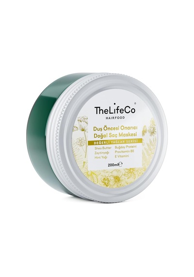 Hairfood Değerli Yağlar Serisi Duş Öncesi Onarıcı Doğal Saç Maskesi 200 Ml