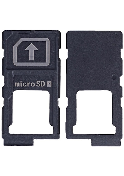 Sony Xperia Z5 Compact/mini Sim Hafıza Kart Kapağı-sim Tepsisi Senalstore - Siyah