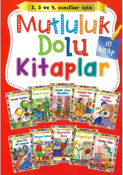 Mutluluk Dolu Kitaplar 2.3.Ve4. Sınıflar Hikaye Kitabı Seti 10Lu