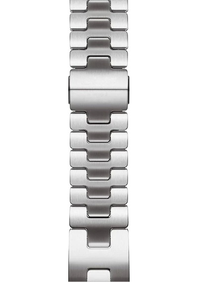Apple Uyumlu  Watch  10 46mm Redclick Krd-125 Oto Klipsli Metal Kordon Strap Kayış
