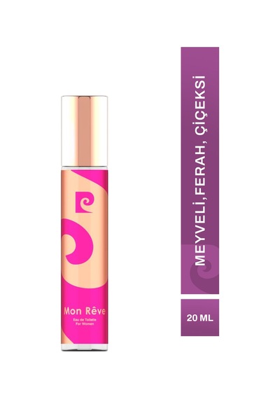 Mon Reve Edt Kadın Parfüm 20 Ml Çiçeksi, Meyveli Portakal, Bal, Ahududu, Gardenya, Gül, Vanilya Çiçek