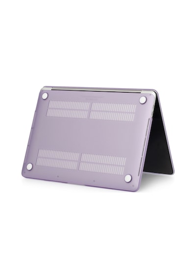 Arabulalaca Apple Uyumlu MacBook Air 13" A2179 Mat Doku Hardcase Kılıf Mor