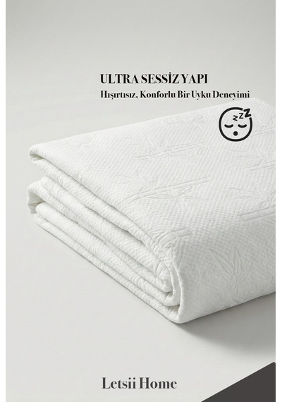 Premium Sıvı Geçirmez Tek Kişilik Alez + Yastık Alezi Seti Ultra Sessiz Fitted Yatak & Fermuarlı Y Çok Renkli