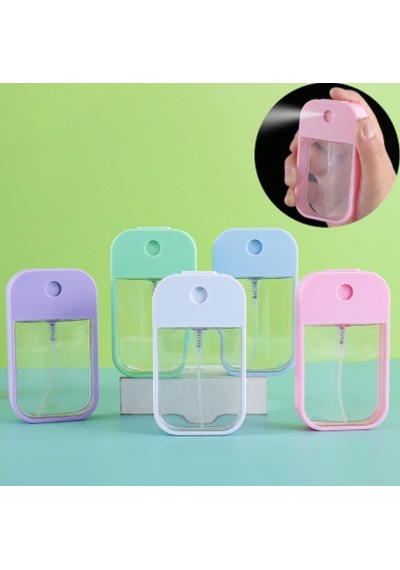 Mucit Home 1 Adet Renkli Dezenfektan Kolonya Çantaya Atmalık Sprey Şişesi