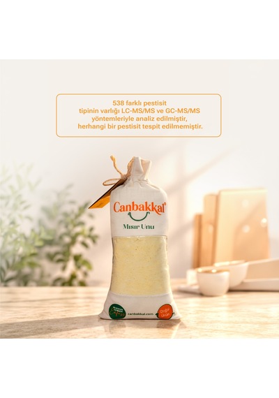 Canbakkal Mısır Unu 1 KG Katkısız Doğallıkla Geleneksel Mısır Ekmeği ve Kuymak Lezzeti