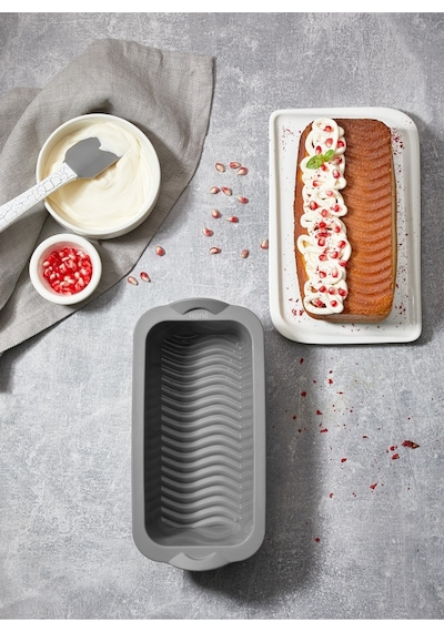 Hane Silikon Fırın - Airfryer Baton Kek Kalıbı - Ekmek Kalıbı - Çok Amaçlı Pişirme Matı