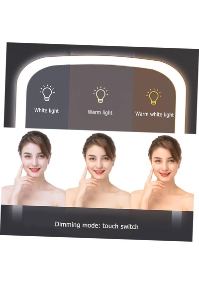 Valkyrie Led Işıklı Şarjlı Makyaj Aynası Beyaz
