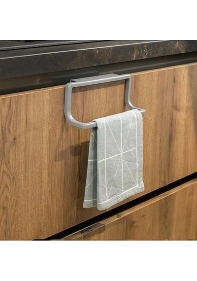 Towel Hanger Dolap Kapağına Asılabilen Havluluk, Havlu Askısı Grı Diğer