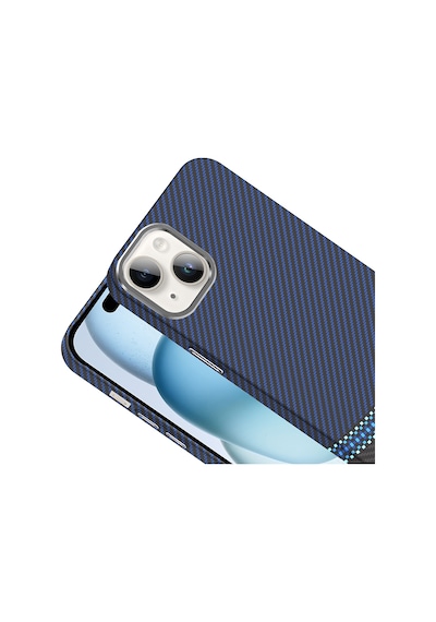 Teleplus Apple Uyumlu iPhone  14 Kılıf M-safe Karbon Fiber Tasarım Gross Kapak