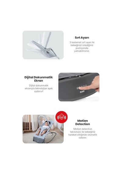 Kanz Robin Elektrikli Ana Kucağı Mavi
