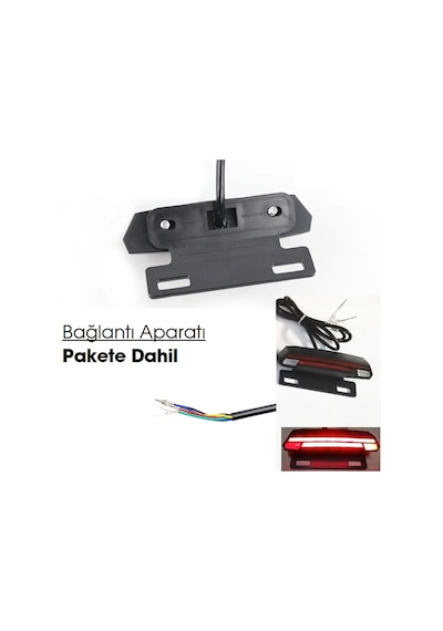 Onvo Ov-012 /12 X Plus Fren Stop Lambası + Bağlantı Parçası Seti