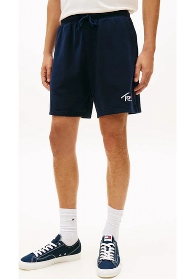 Tommy Hilfiger Tjm Signature Erkek Mavi Plaj Şort Dm0dm23017c1g Mavi