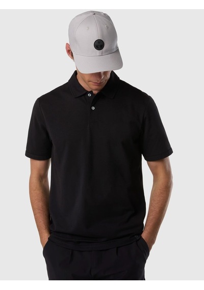 North Sails Kısa Kollu Pamuklu Erkek Polo Yaka T-shirt-33489 Siyah