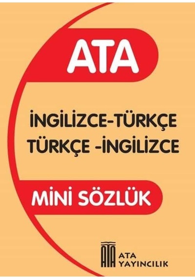 Mini Türkçe Sözlük- İngilizce Sözlük Plastik Kapak