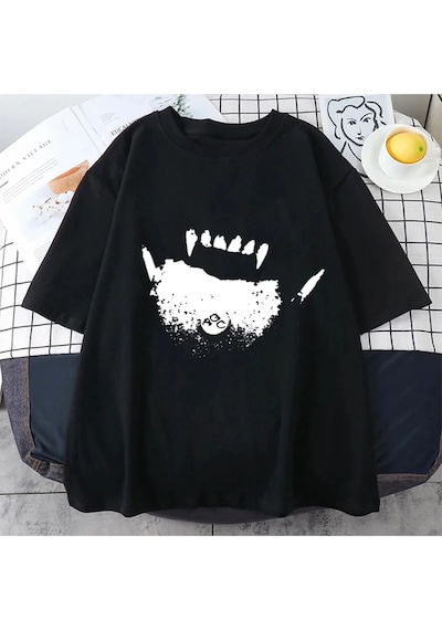 Ken Carson Agc Gerçek Nefret Genç X Vamp T Shirt Büyük Bir Kaos Afyon Merch T-shirt Erkekler Siyah
