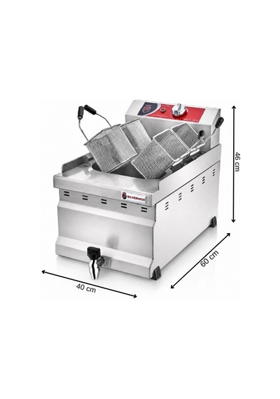 Silverinox Elektrikli Makarna Haşlama 8 Litre 220v