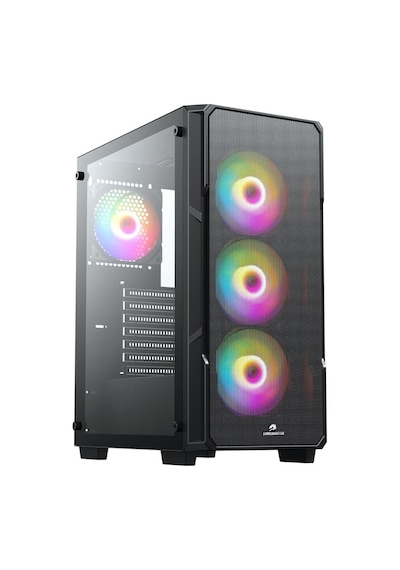 Gamebooster GB-X223B USB3.0 RGB Atx Bilgisayar Kasası Siyah
